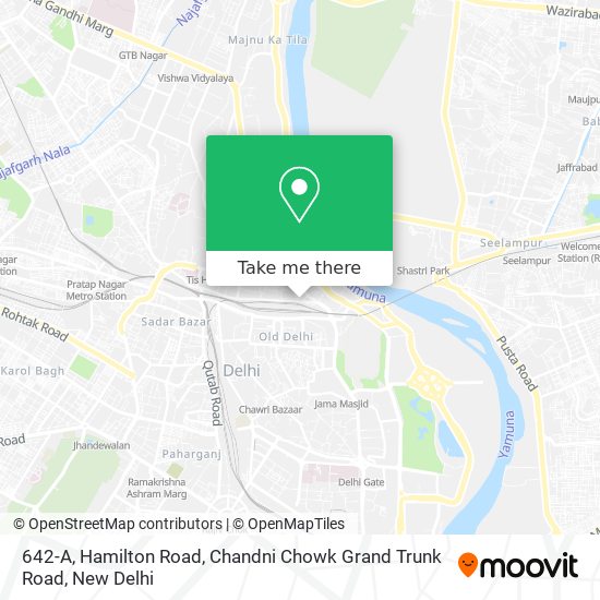642-A, Hamilton Road, Chandni Chowk Grand Trunk Road map