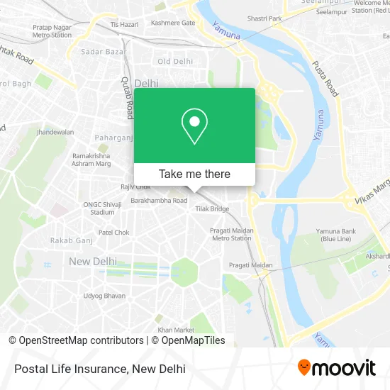 Postal Life Insurance map