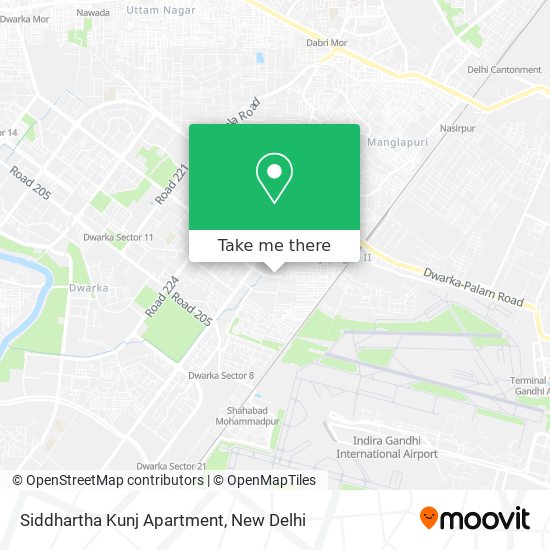 Siddhartha Kunj Apartment map