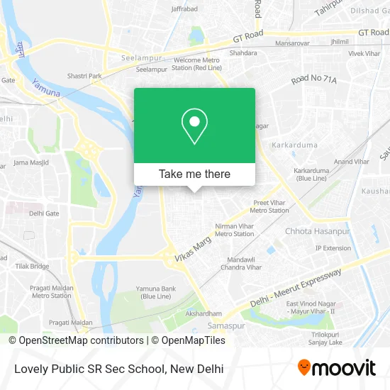 Lovely Public SR Sec School map