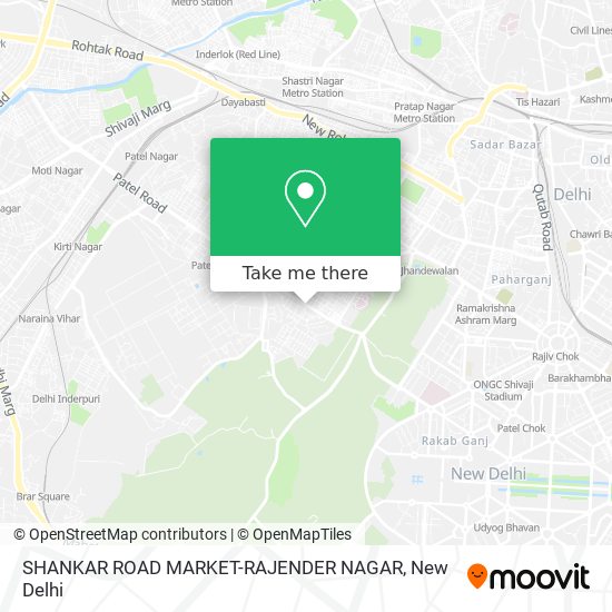SHANKAR ROAD MARKET-RAJENDER NAGAR map