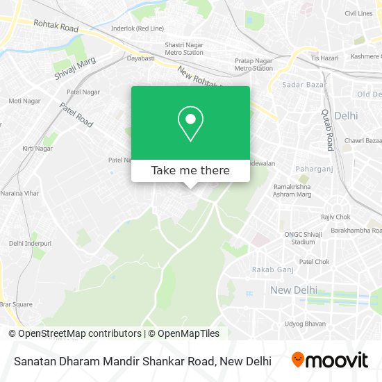Sanatan Dharam Mandir Shankar Road map