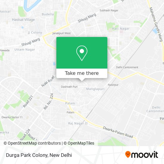 Durga Park Colony map