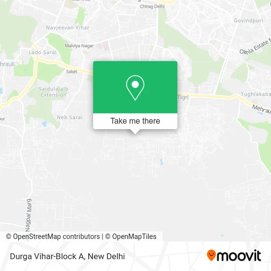 Durga Vihar-Block A map