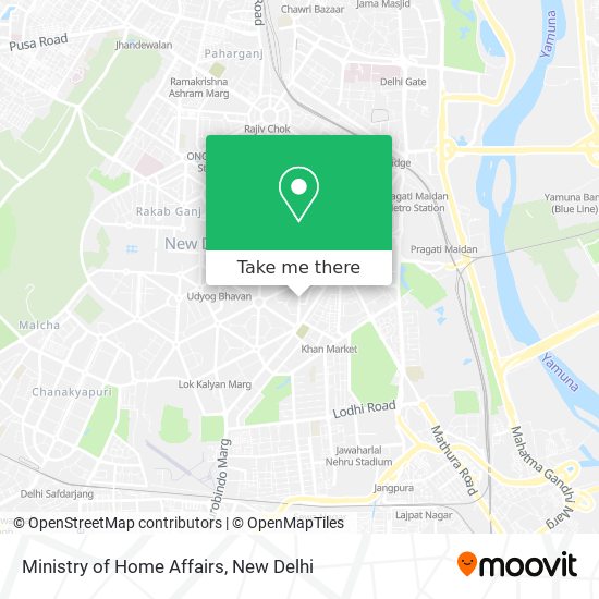 Ministry of Home Affairs map