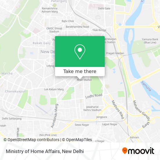 Ministry of Home Affairs map