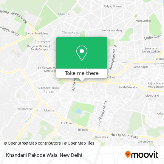 Khandani Pakode Wala map