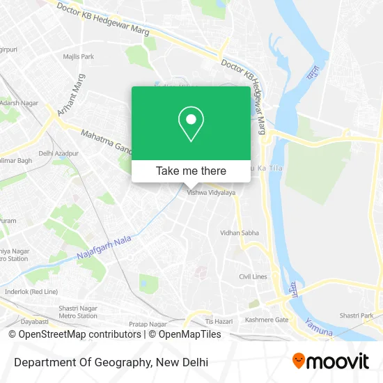 Department Of Geography map