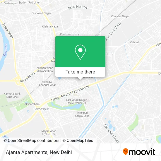 Ajanta Apartments map