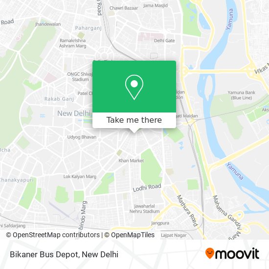 Bikaner Bus Depot map