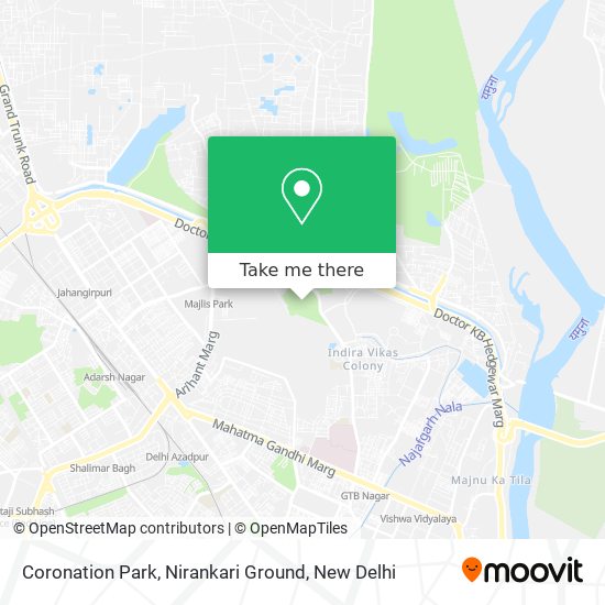 Coronation Park, Nirankari Ground map