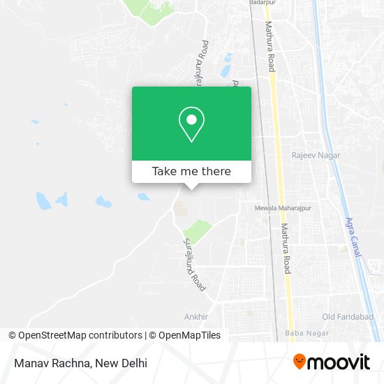 Manav Rachna map