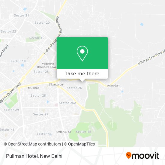 Pullman Hotel map