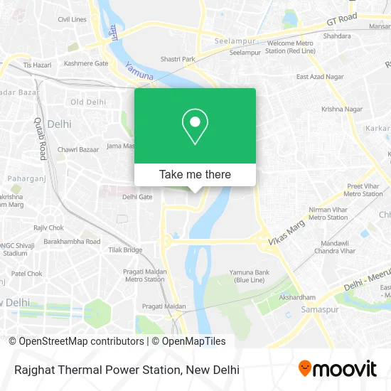 Rajghat Thermal Power Station map