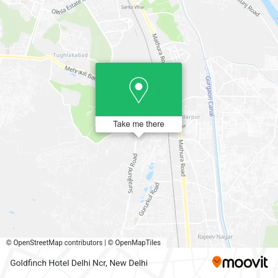Goldfinch Hotel Delhi Ncr map