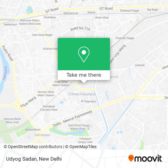 Udyog Sadan map