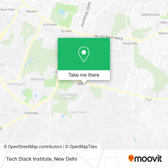 Tech Stack Institute map