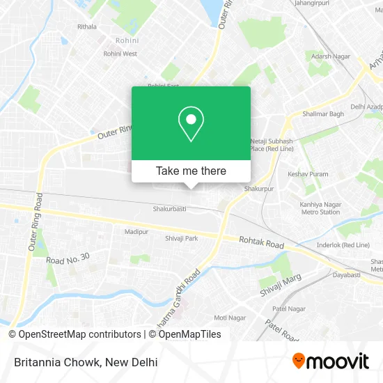 Britannia Chowk map