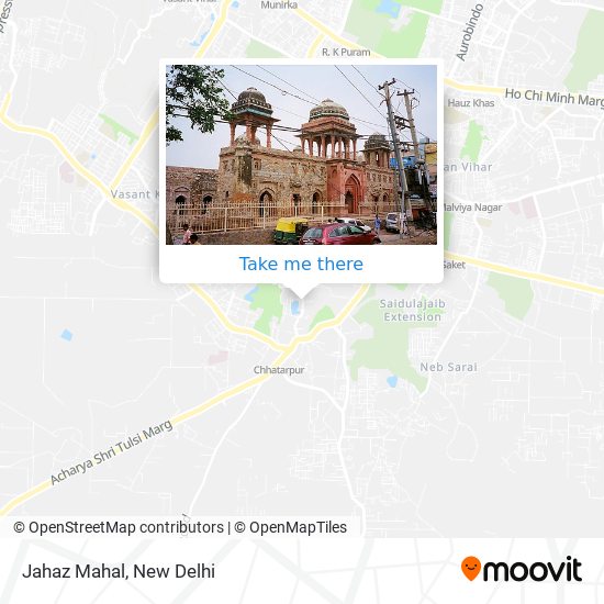 Jahaz Mahal map