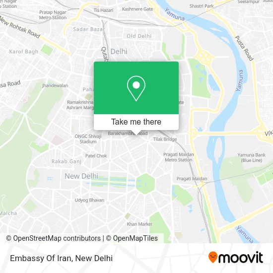 Embassy Of Iran map
