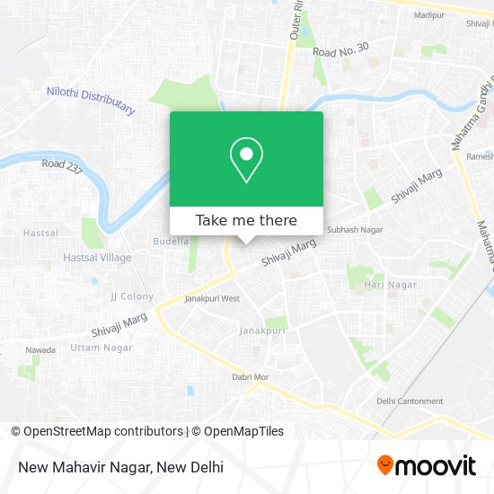 New Mahavir Nagar map