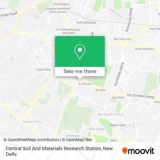 Central Soil And Materials Research Station map