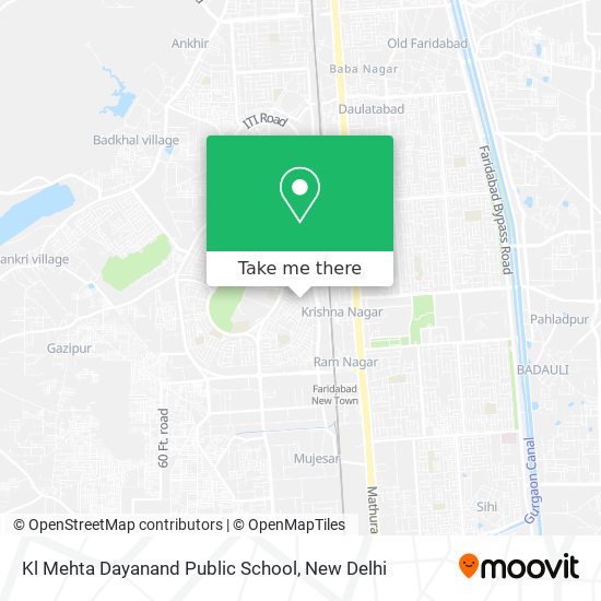 Kl Mehta Dayanand Public School map