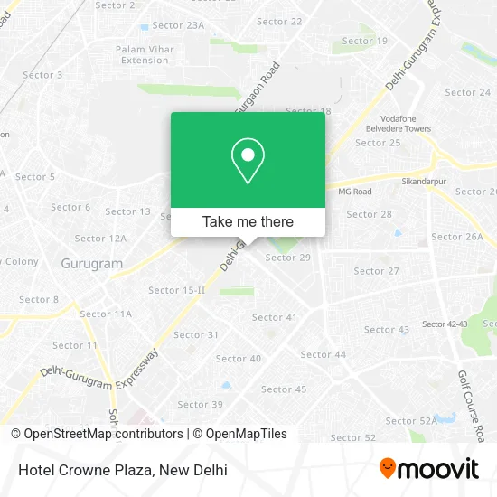 Hotel Crowne Plaza map