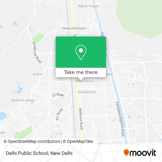 Delhi Public School map