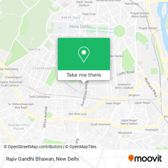 Rajiv Gandhi Bhawan map