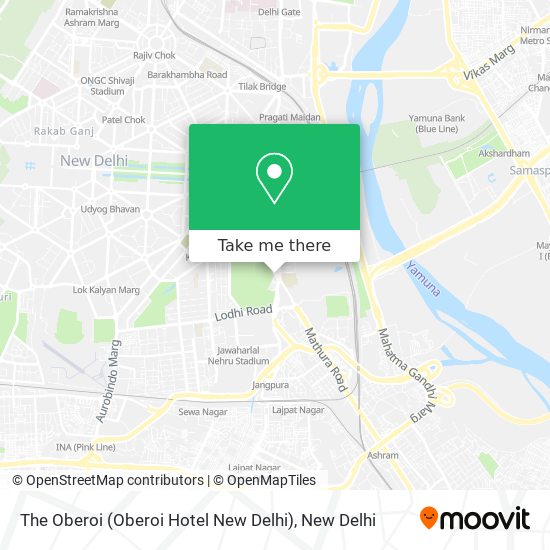 The Oberoi (Oberoi Hotel New Delhi) map