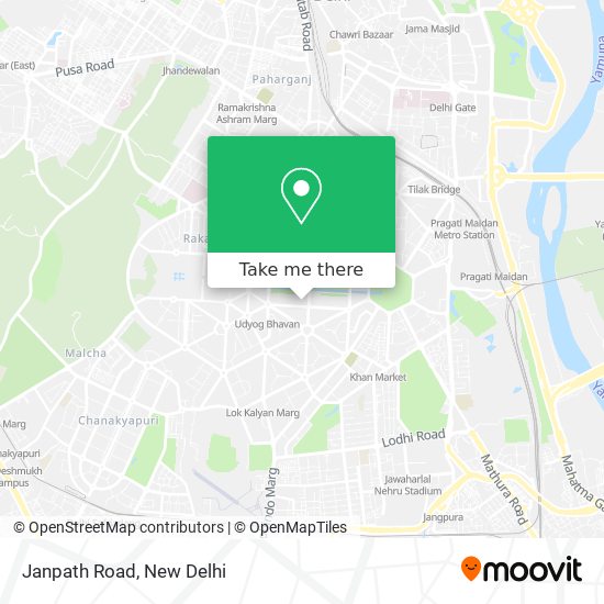 Janpath Road map