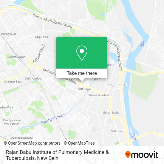 Rajan Babu Institute of Pulmonary Medicine & Tuberculosis map