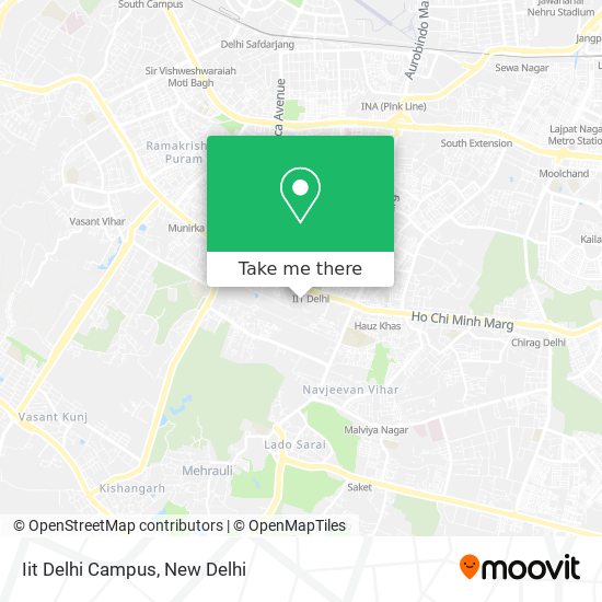 Iit Delhi Campus map