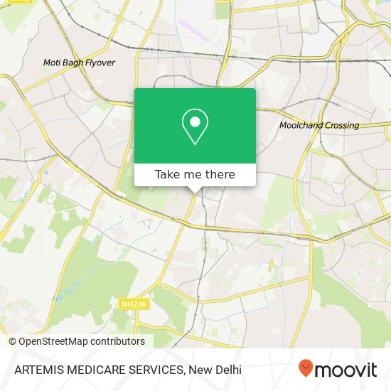 ARTEMIS MEDICARE SERVICES map