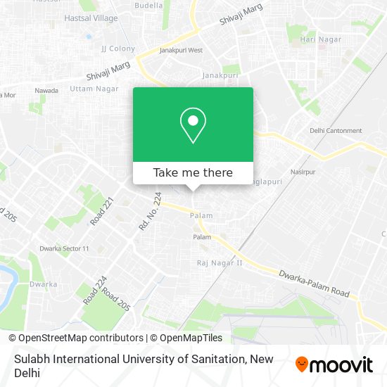 Sulabh International University of Sanitation map