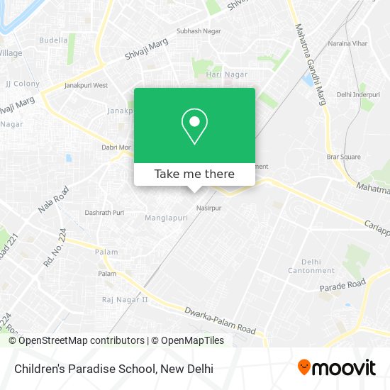 Children's Paradise School map