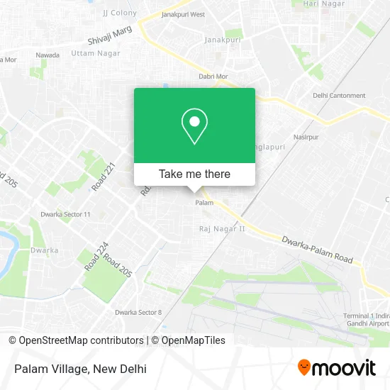 Palam Village map