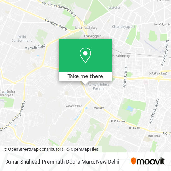 Amar Shaheed Premnath Dogra Marg map