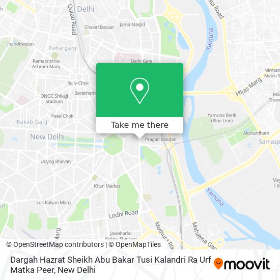Dargah Hazrat Sheikh Abu Bakar Tusi Kalandri Ra Urf Matka Peer map
