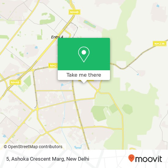 5, Ashoka Crescent Marg map