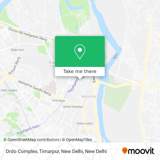Drdo Complex, Timarpur, New Delhi map