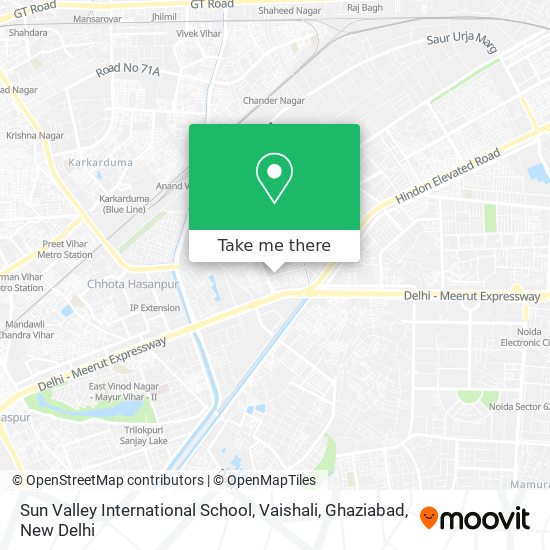 Sun Valley International School, Vaishali, Ghaziabad map