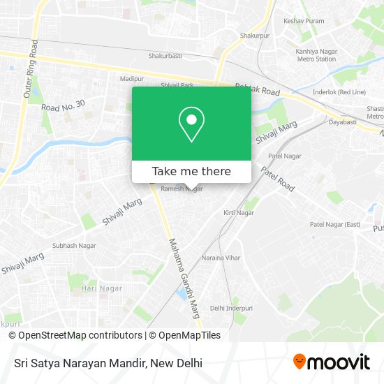 Sri Satya Narayan Mandir map