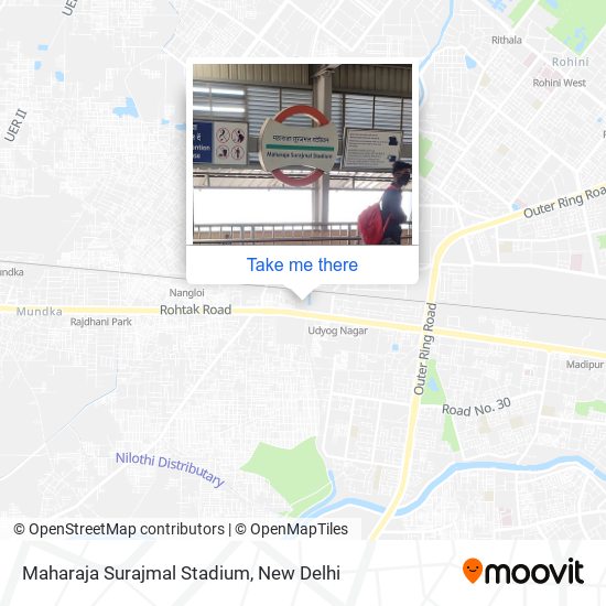 Maharaja Surajmal Stadium map