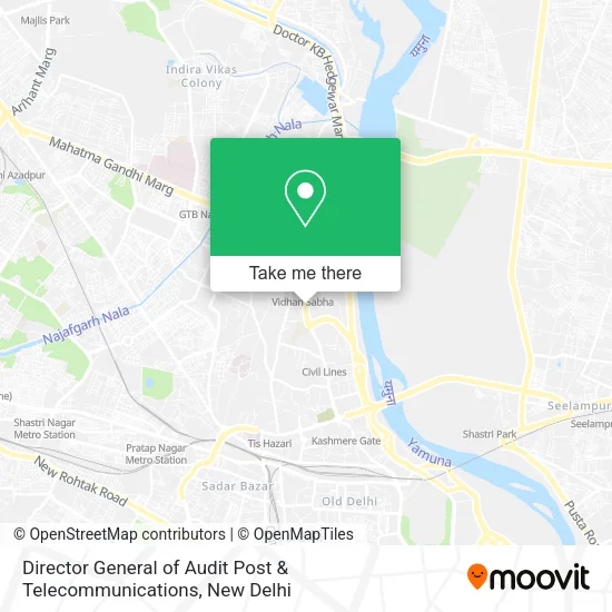 Director General of Audit Post & Telecommunications map