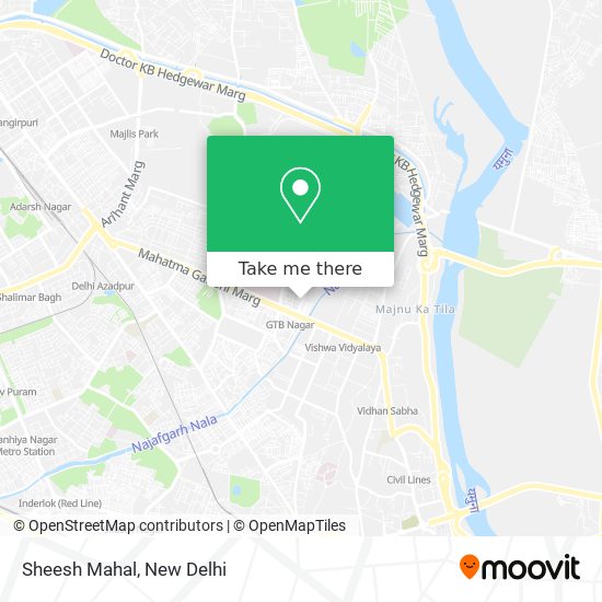 Sheesh Mahal map