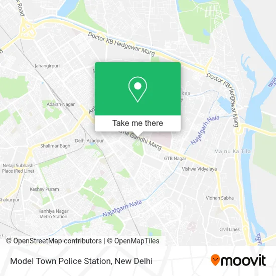 Police Station-Model Town map