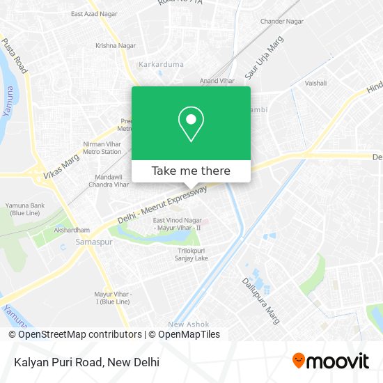 Kalyan Puri Road map