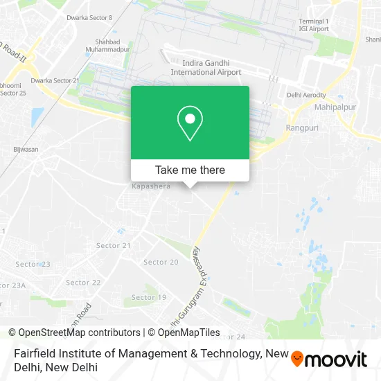 Fairfield Institute of Management & Technology, New Delhi map